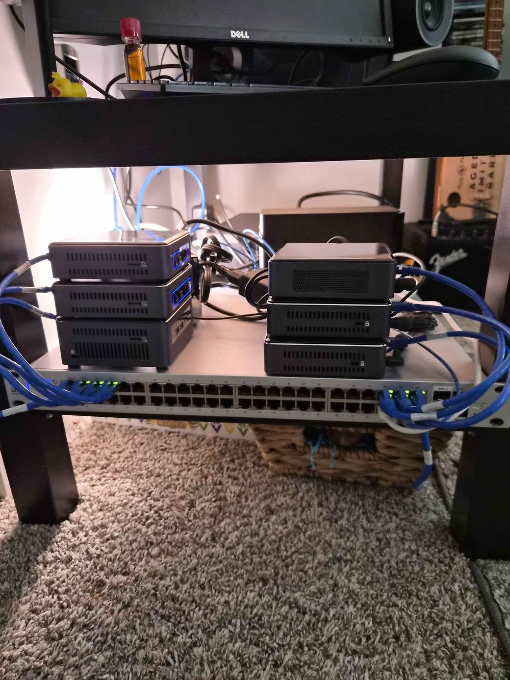 The earlier ZedLab hardware cluster